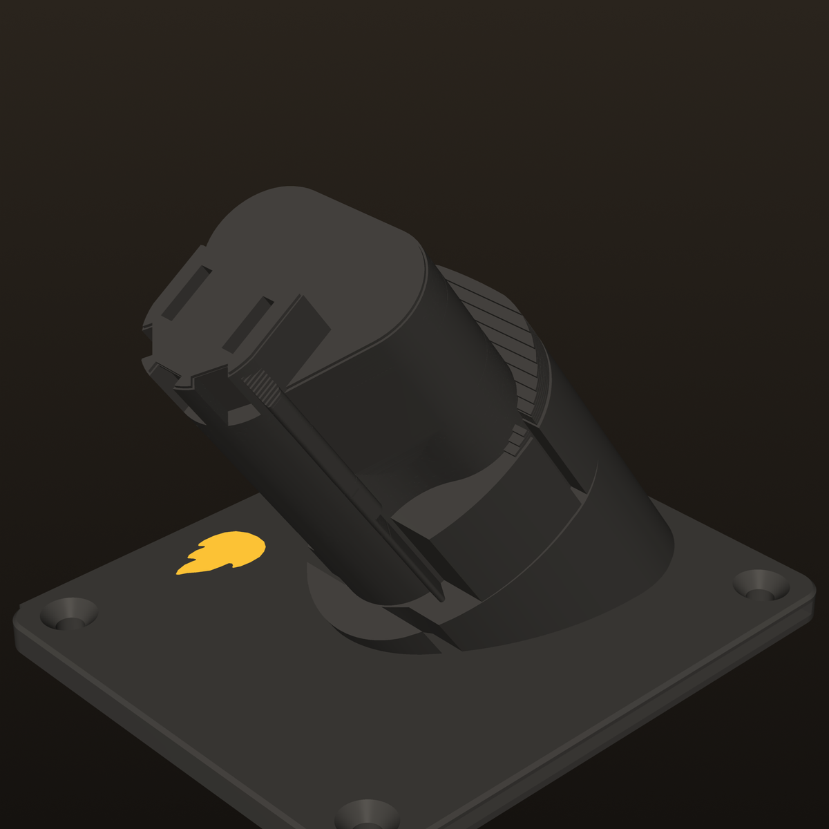 Ember & Layer M12 Tool Post rear view
